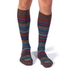 Dandy Street – shop online – accessori uomo calzini uomo cotone – calze da uomo in cotone multicolor – Stripes Brown