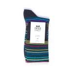 Dandy Street – shop online – accessori uomo calzini uomo cotone – calzini da uomo in cotone multicolor – Stripes Green