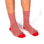 Dandy Street – shop online – accessori uomo calzini uomo cotone – Calzini da uomo con filo mulinato – Moulinè Red